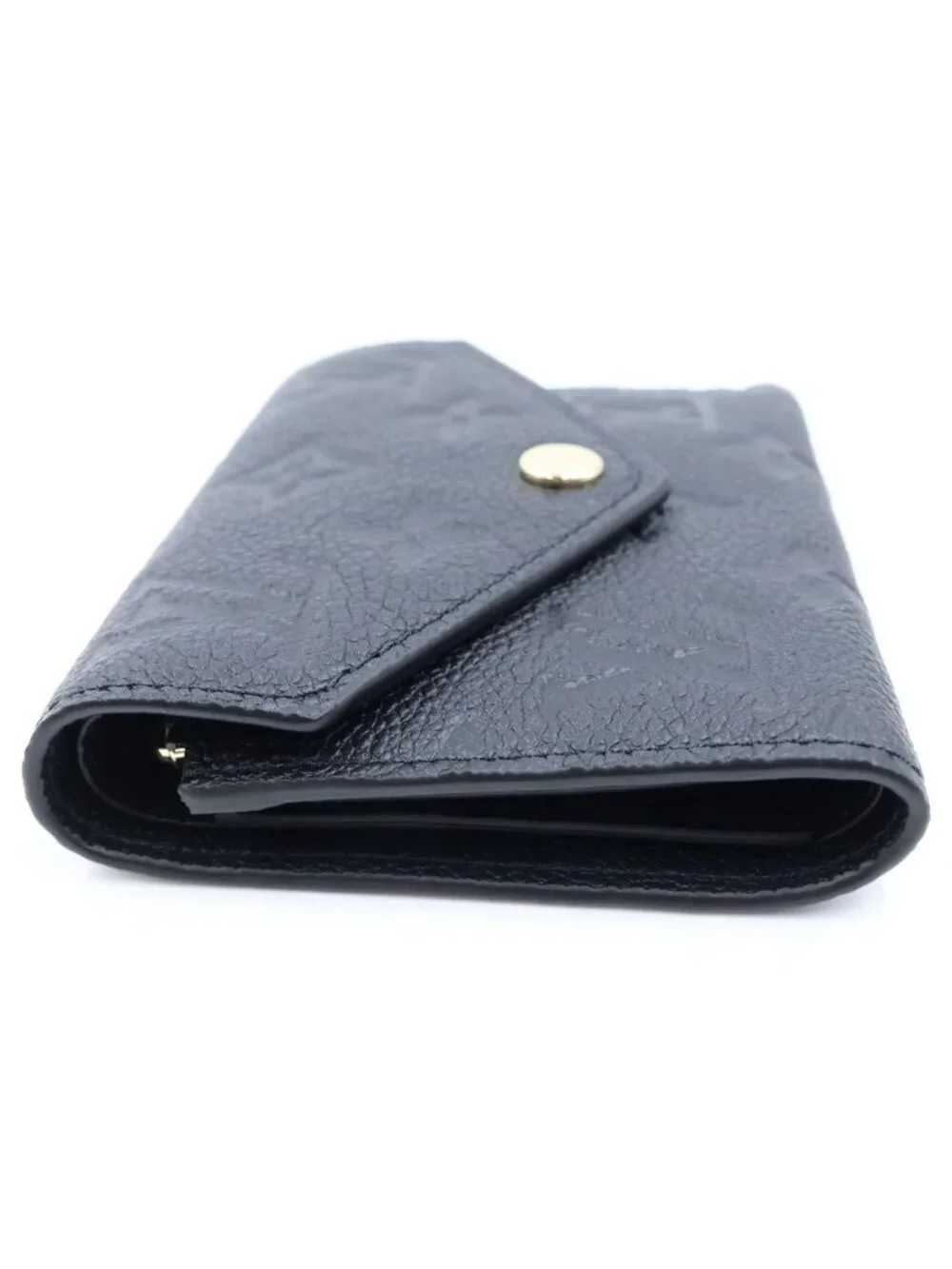 Louis Vuitton Monogram Empreinte Portefeuille Victorine Compact Wallet Leather